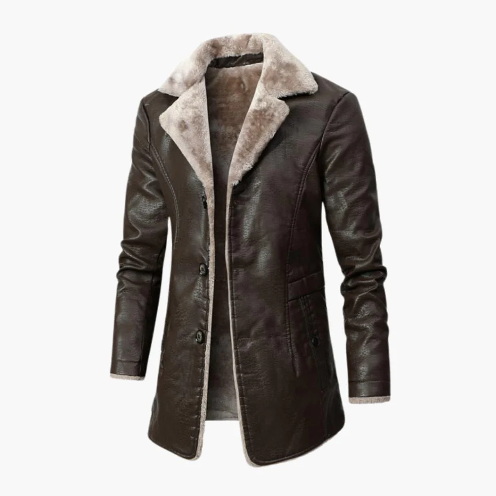 Wollen Winterjas – Elegante Jas voor Mannen, Warm - Afbeelding 3