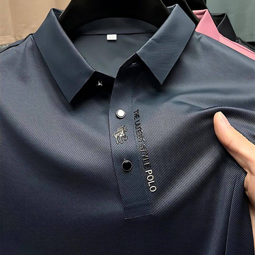 Luxe Ice Silk Polo voor Heren - Afbeelding 8