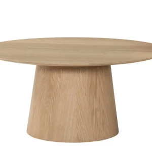 Salontafel Novero Natural Oak Rond 80 cm Livingfurn