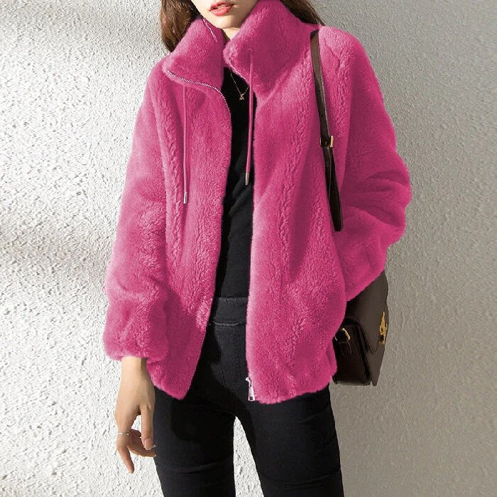 Samantha - Comfortabele Pluche Bontjas Voor Vrouwen - Afbeelding 5