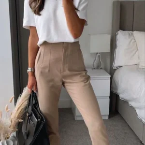 Kreukvrije Broek Dames
