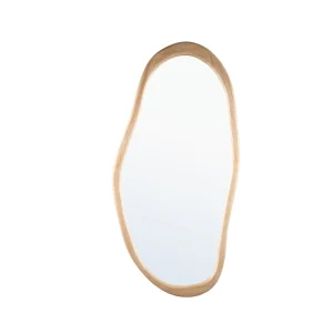 Spiegel Barragh Naturel Paulowniahout Organisch 92,5x120 cm PTMD
