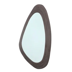 Spiegel Santin Brown Mangohout Driehoekig 66x131 cm PTMD