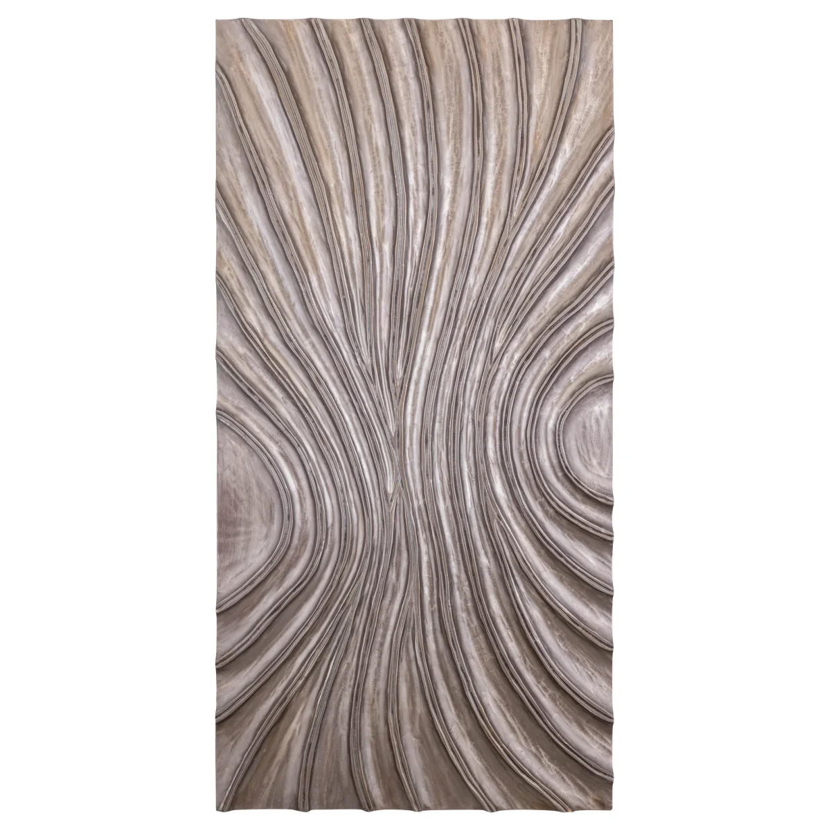 Wandpaneel Reddie Brown MDF Golvend Rechthoekig 80x160 cm PTMD