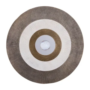 Wandpaneel Jacci Goud Gegoten Aluminium Rond L PTMD