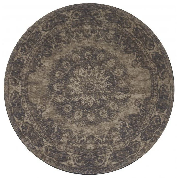 Vloerkleed Viola Rond Green ø160 cm - Afbeelding 2
