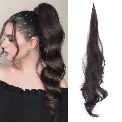 GlamWrap JLO Flexibele Paardenstaart – Voor Schitterend Lang Haar - Afbeelding 5