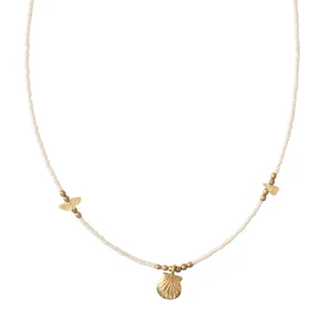 A Beautiful Story Duurzame Ketting Wildflower Gold Citrine