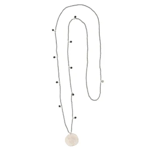 A Beautiful Story Duurzame Ketting Radiant Silver Black Onyx