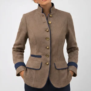 Elegante damesjas in effen kleur