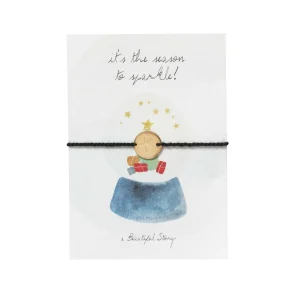 A Beautiful Story Handgeschilderde WenskaartSparkle Met Armband