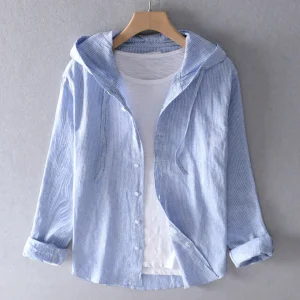 Ademende linnen blouse voor dames