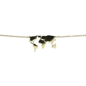 Electric Jewelry Duurzame Ketting World Wide Goldplated