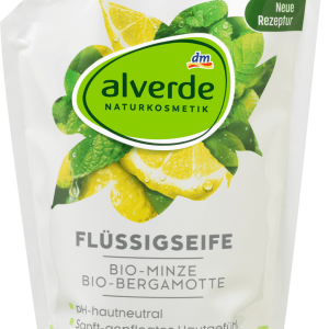 Alverde Vloeibare Zeep Biologische Munt & Bergamot 500 ml
