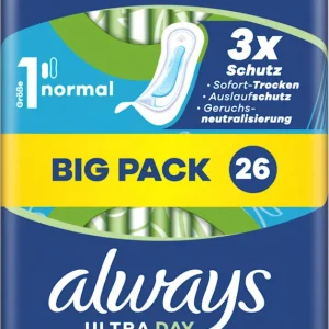 Always Ultra Day Normal 1 26 Stuks Maandverband Zonder Vleugels