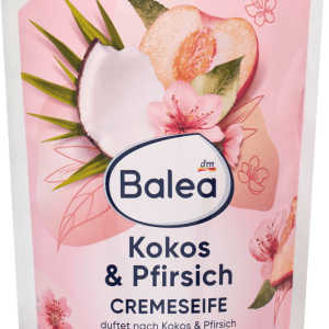 Balea Crème Zeep Perzik & Kokos Navulverpakking, 500ml