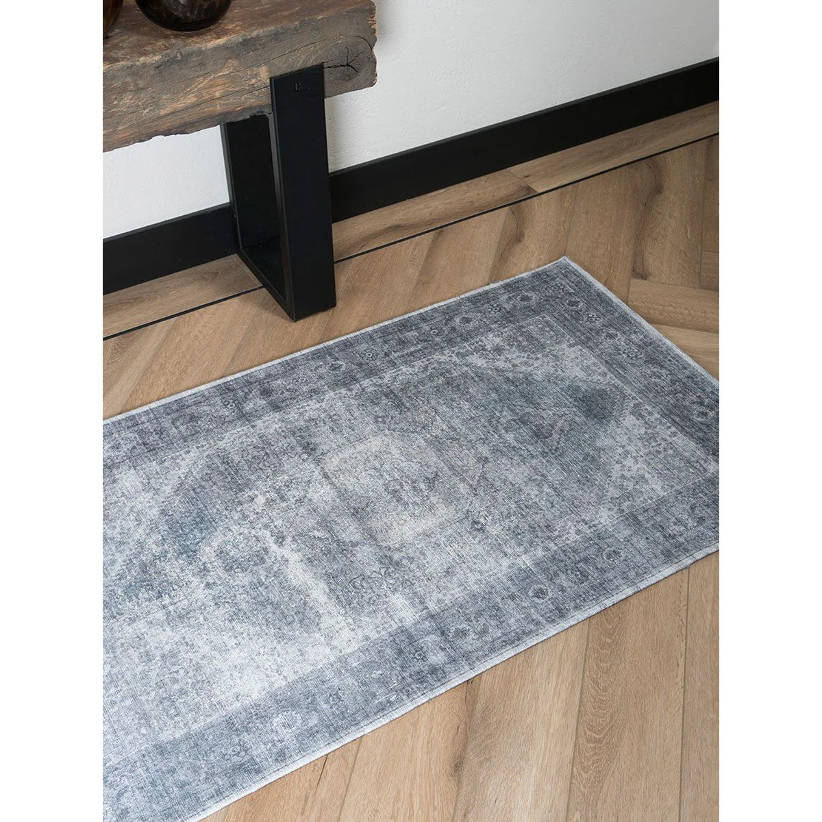 Loper Madel Grijs 70 x 200 cm - Afbeelding 4