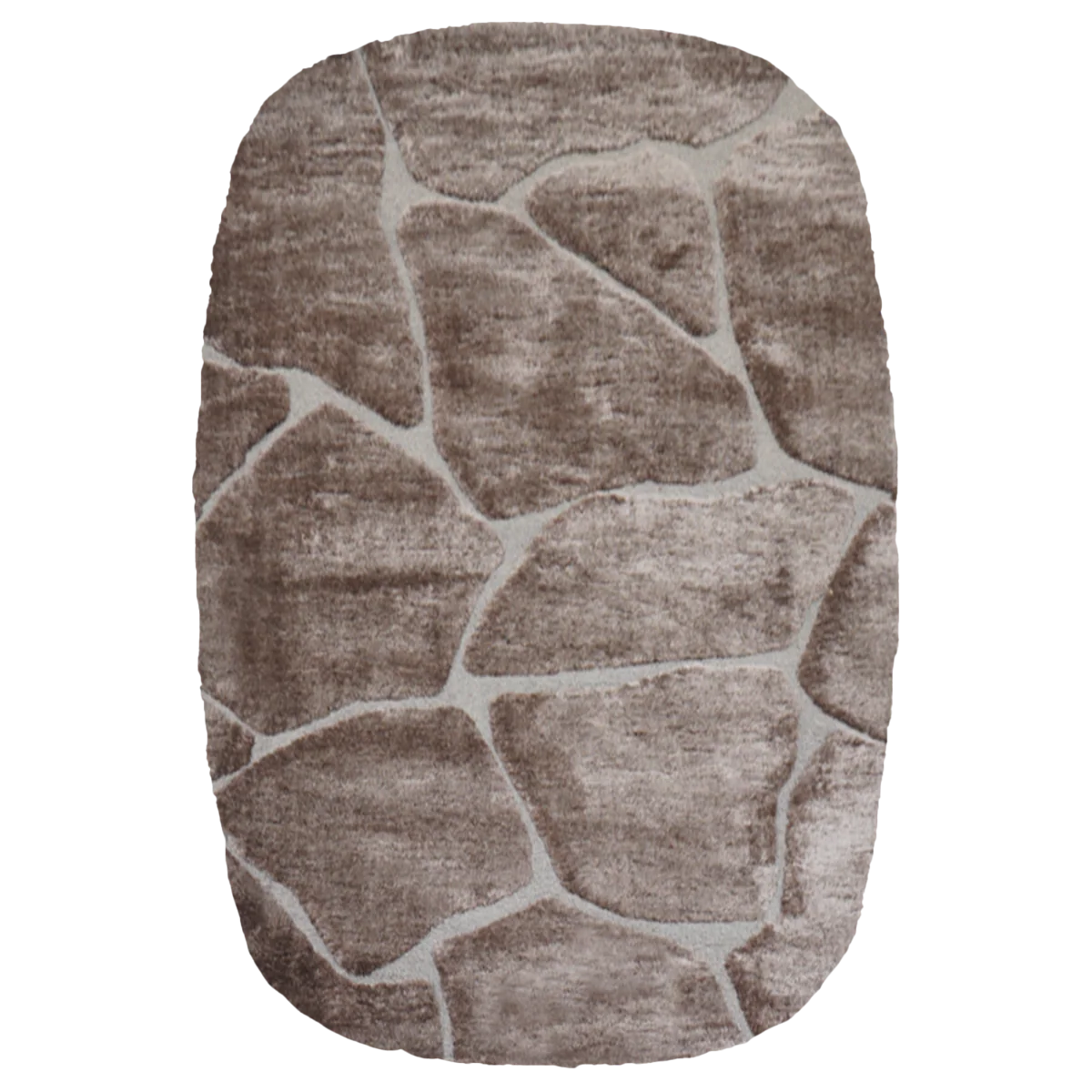 Vloerkleed Macy Bruin – Rounded Corners 160 x 230 cm - Afbeelding 2