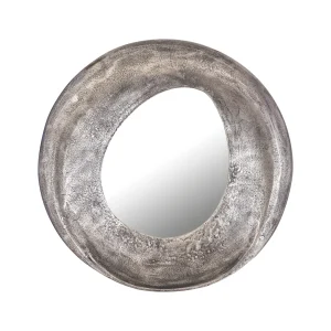 Spiegel Daweson Nikkel Gegoten Aluminium Rond 60 cm PTMD