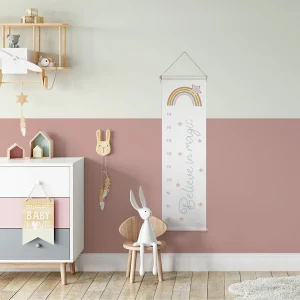 Groeimeter regenboog voor een schattige kinderkamer