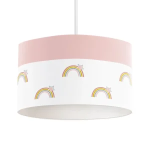 Hanglamp regenboog in zachte tinten voor de kinderkamer